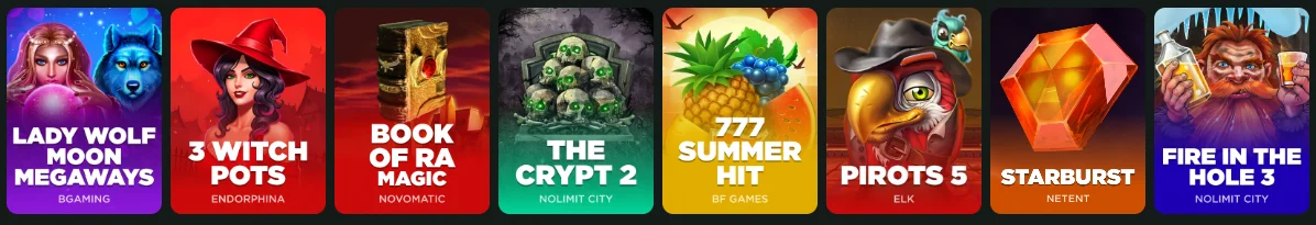 SpinStag Casino Spiele